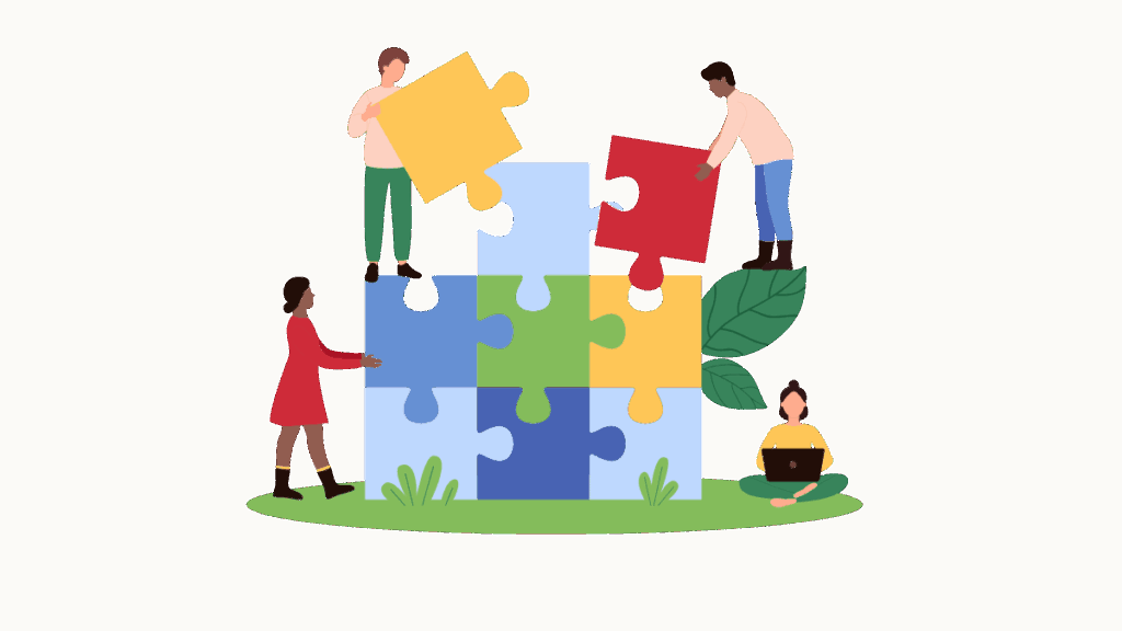 40代メンバー中心のTOMATOハイキングクラブのメンバー募集イラスト